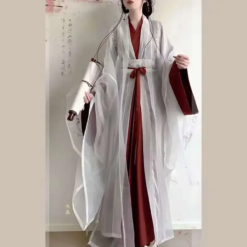 

2025 Original Cold fairy suit Hanfu Women's Clothing New Ancient Costume Annual Meeting Dance Performance Costume Sweet Hanfu