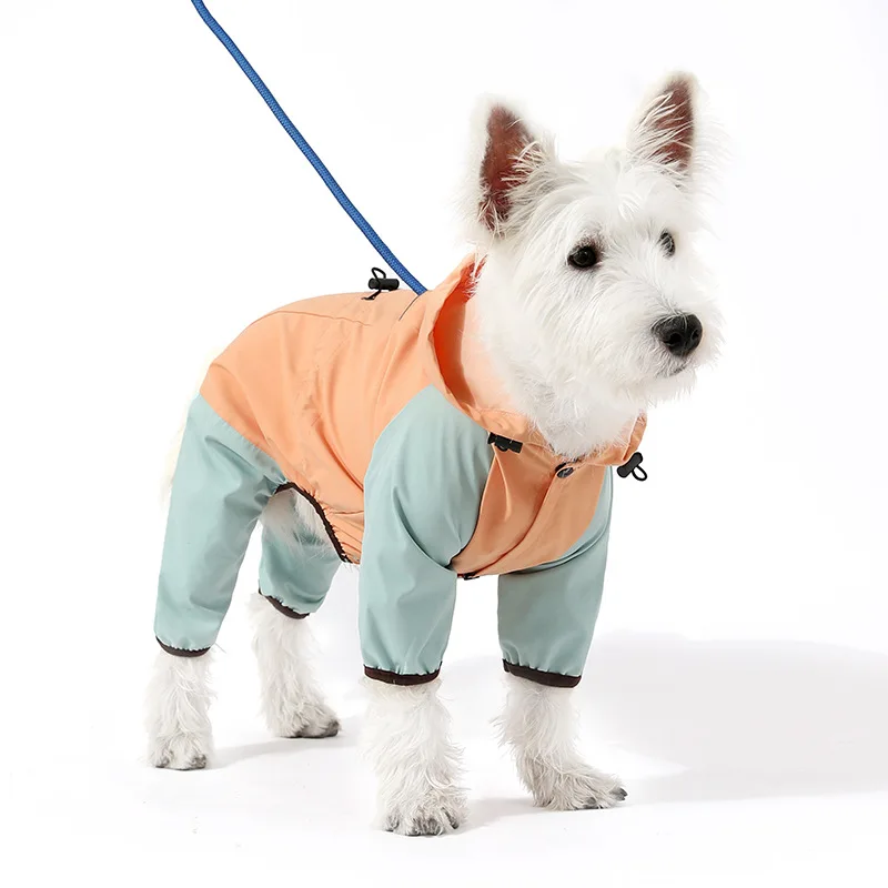 Reflecterende Hond Regenjas Kleine Middelgrote Grote Hond Shiba Nu Vier Voet Waterdichte Honden Kleding Jas Huisdier Regenjas Kleine Benodigdheden