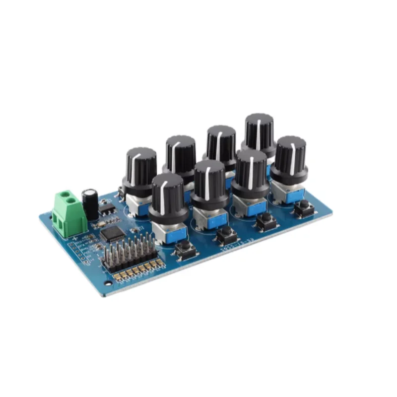 1pcs Eight-way Servo Controller Module Debugger futaba MG995 SG90 and other servo debugging board centering instrument