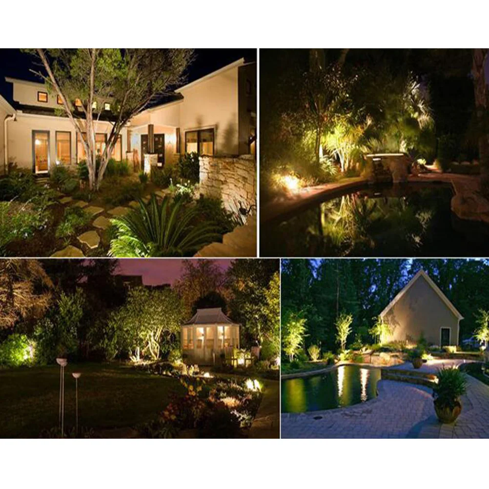 

Waterproof Outdoor LED Lawn Lamp Cob Stake Lights Landscape Floodlight for Yard Patio Pathway Decoration Warm Light