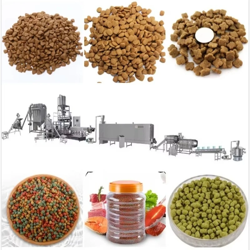 Standards Dry Pet Food Extruder  Dog Food Production Line Cat Food Processing Machine