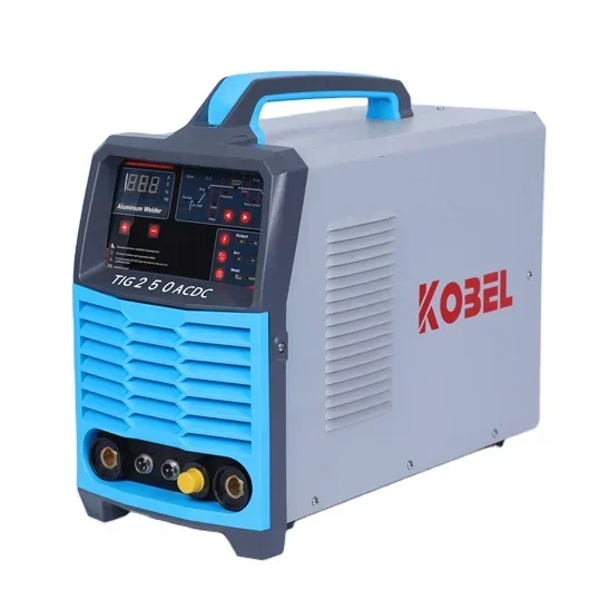 Venta caliente TIG 250 Pulse Máquina de soldadura de aluminio AC DC Soldador inversor con función MMA
