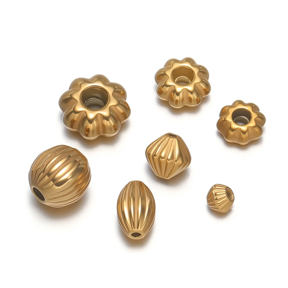 

20 шт. трубчатых бусин-разделителей из нержавеющей стали в форме цветка, 8 мм, для изготовления ювелирных изделий своими руками, браслетов, ожерелий, оптовые комплектующие