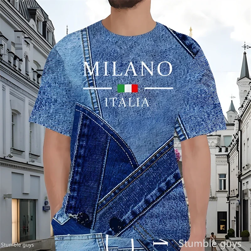 Angesagtes Herren Sommer Übergroßes Anime T-Shirt Locker Geschnitten Kurzarm Atmungsaktiver Stoff Große Größen Sport-Trikot Streetwear