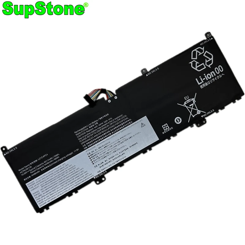 SupStone L21M4PC7 L21C4PC4 L21D4PC4 L21L4PC4 Laptop Battery For Lenovo YOGA SLIM 7 PROX 14ARH7 14IAH7 14IAP,14S 2022 L21D4PE0