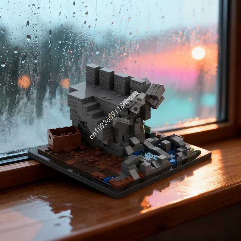 

535 деталей MOC: Конструктор по мотивам «Властелин колец» (Better Call the Mason), архитектурная модель, игрушка-конструктор, рождественский подарок, развивающая игрушка для сборки своими руками