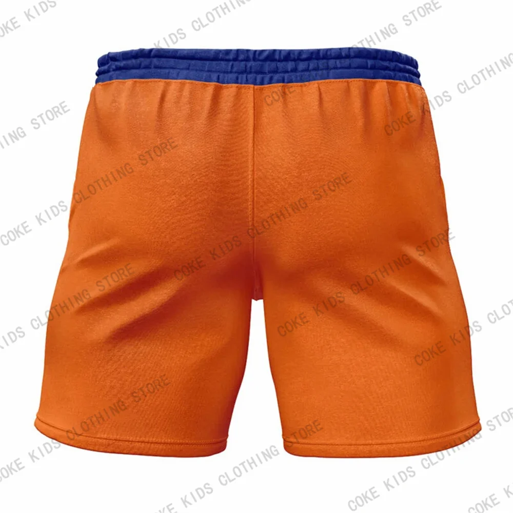Summer Outdoor Sports Fitness Shorts For Kids Adults 2024 Newest Elastic Waist Shorts Quick-Drying 3d Anime Wukong Graphic Print