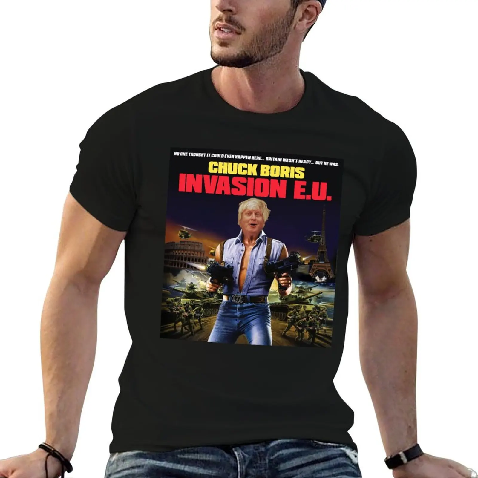 Boris Johnson - Chuck Boris T-Shirt Casual Loose Fit Summer Tee Shirt