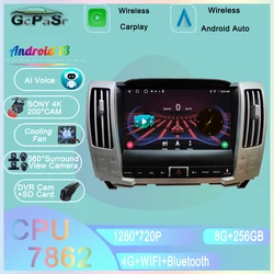 Car Radio For Lexus RX300 RX330 RX400 2004 - 2008 Android Auto Multimedia Player GPS Navigation 5G WIFI Stereo Head Unit No DVD