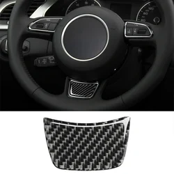 Car Steering Wheel Sticker Trim Carbon Fiber Decoration Allroad Sportback Auto Accessories For Audi A6 C7 12-18 A7 A4L A3 Q3 Q5