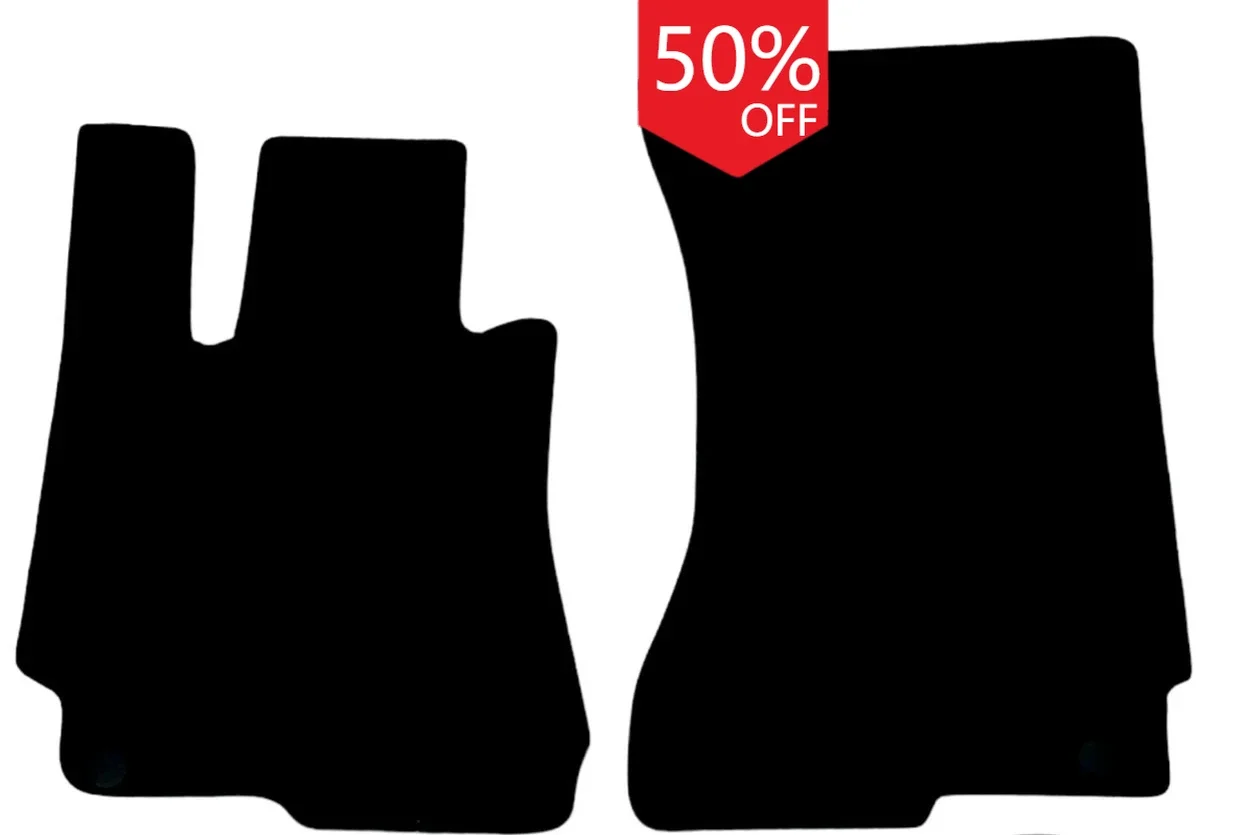 

Заводские автомобильные коврики для AMG Mercedes CL C216 2006-2016, велюровые автомобильные вкладыши, водонепроницаемые, 2 шт., спереди