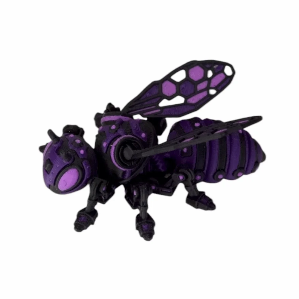 Multi Color 3D Printed Insect Model Joint Design Articulated Mechanical Insect Ornament Creative Style Bee Model Toy Home Decor