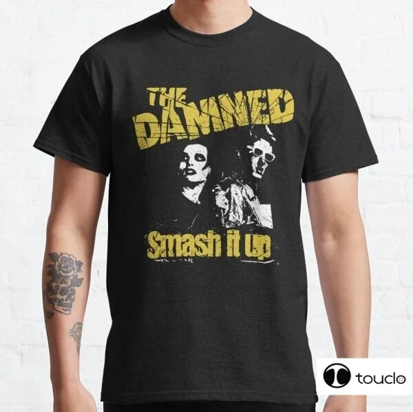 The Damned Shirt Sticker Mask 100% Cotton Summer Men T Shirts Casual Khabib Men Tshirt Male Cool T-Shirt Khabib Tee Shirt Unisex