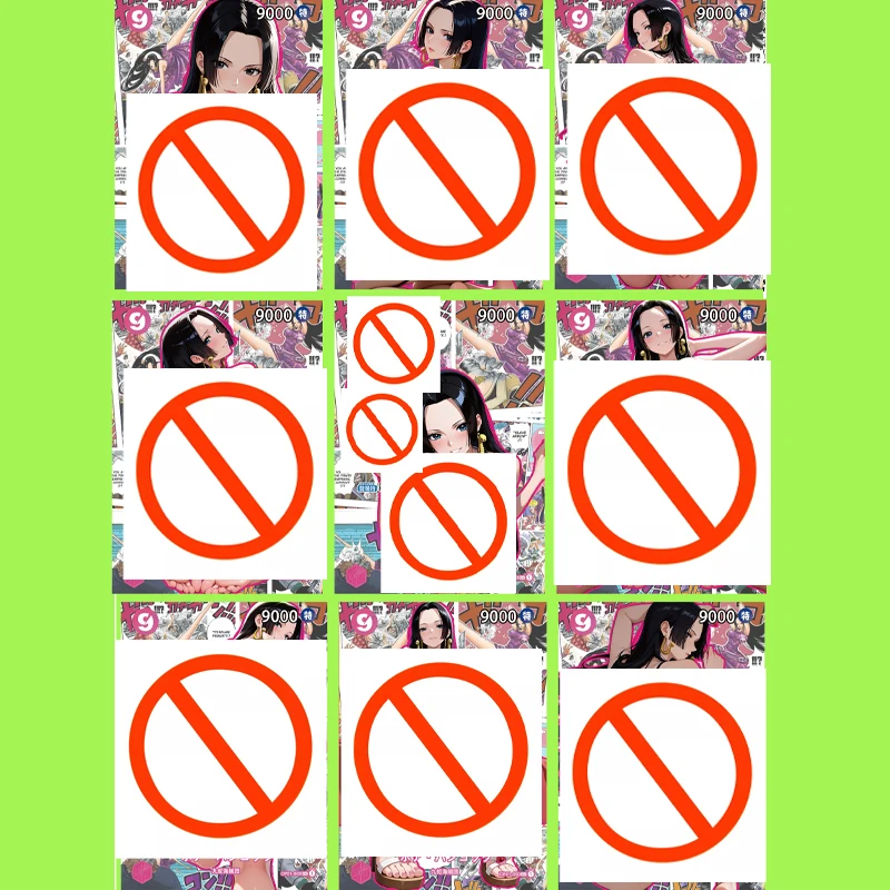 9pcs/set One Piece Sweet Boa Hancock Series DIY self-made Color Flash Card Anime Game Collection Card Gift Toy 63*88mm