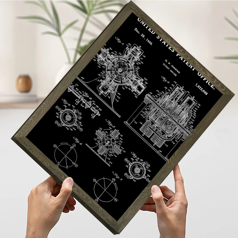 محرك دوار براءات الاختراع الطباعة المشارك تخصيص صور الرسم على لوحات القماش الجدارية هدية للحمام ديكور غرفة الديكور المنزل #3
