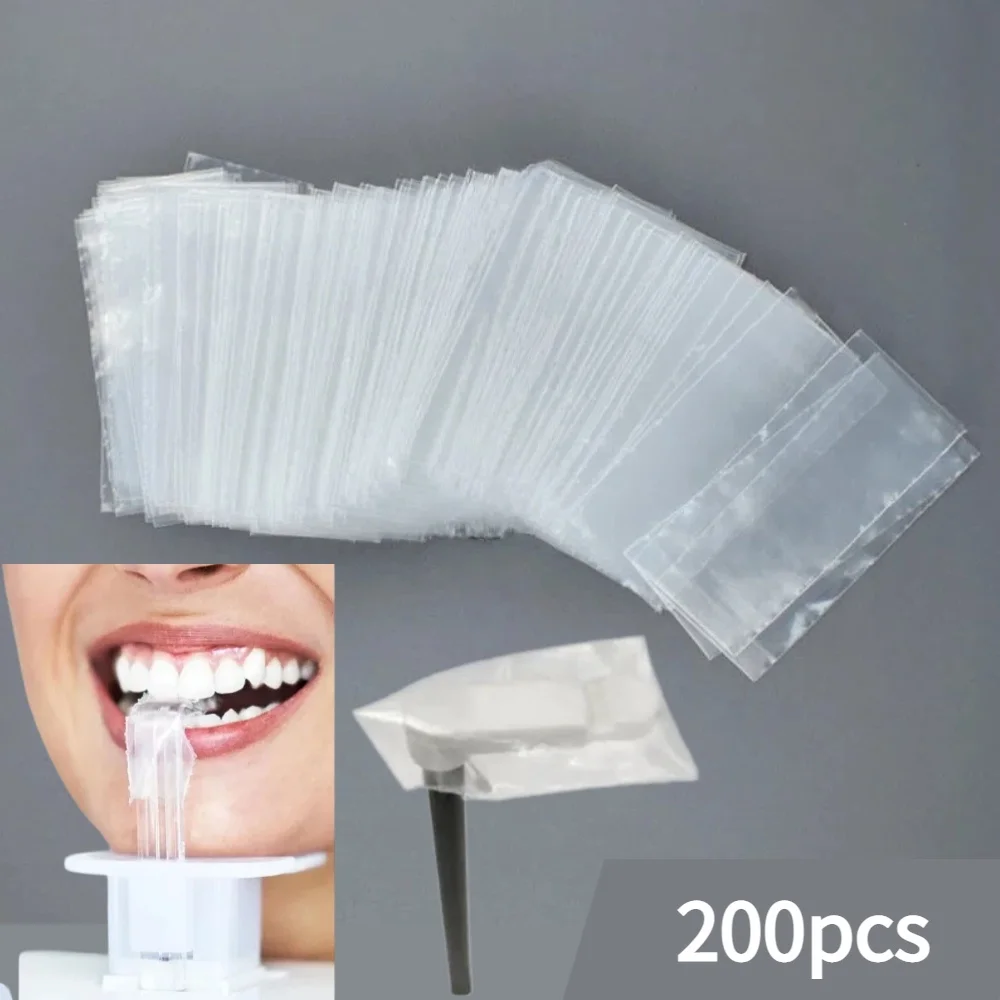 200 pièces/boîte – Protège-mâchoires dentaires jetables pour imagerie panoramique – Film protecteur buccal – Manchon de protection pour empreinte dentaire