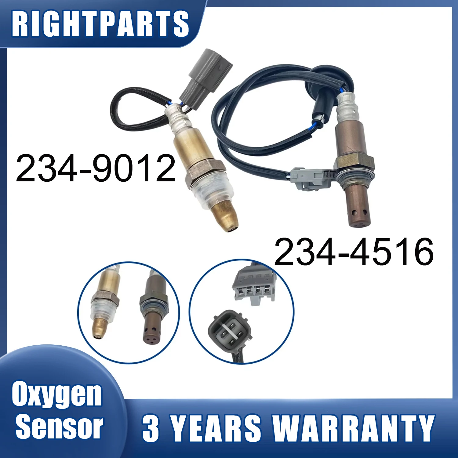 New Upstream&Downstream Oxygen Sensor 234-9012 234-4516 For Toyota Sienna 3.3L 2004 2005 2006 Sienna 3.5L 2007 2008 2009 2010