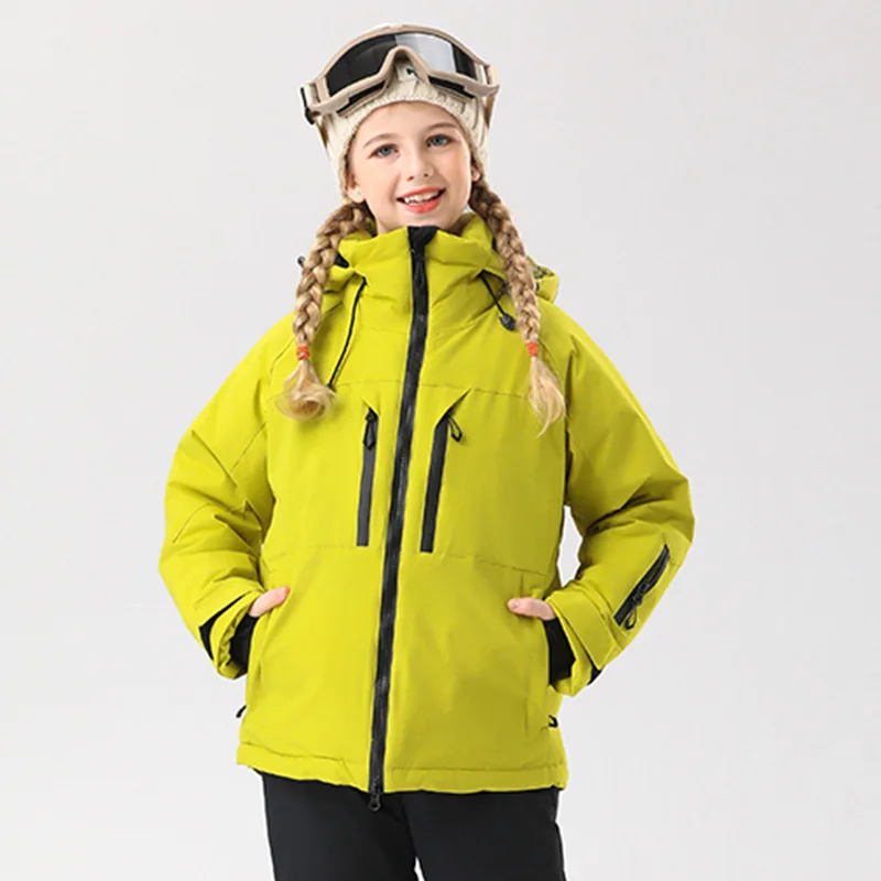 -30 ℃ children's waterproof skiing jacket Boys Girls Warm Thick Winter Coat Snow off-road 4 5 6 7 8 9 10 11 12 13 years outdoors