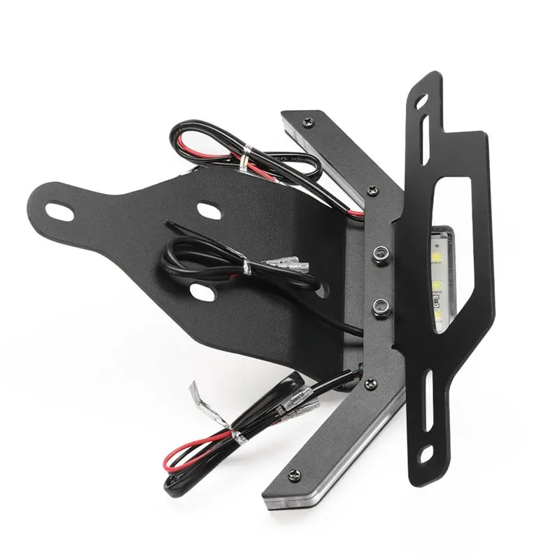 

Motorcycle License Plate Holder With LED Light Tail Tidy Fender Eliminator Bracket For CFMOTO 450SR 450SRS 250SRS 450NK