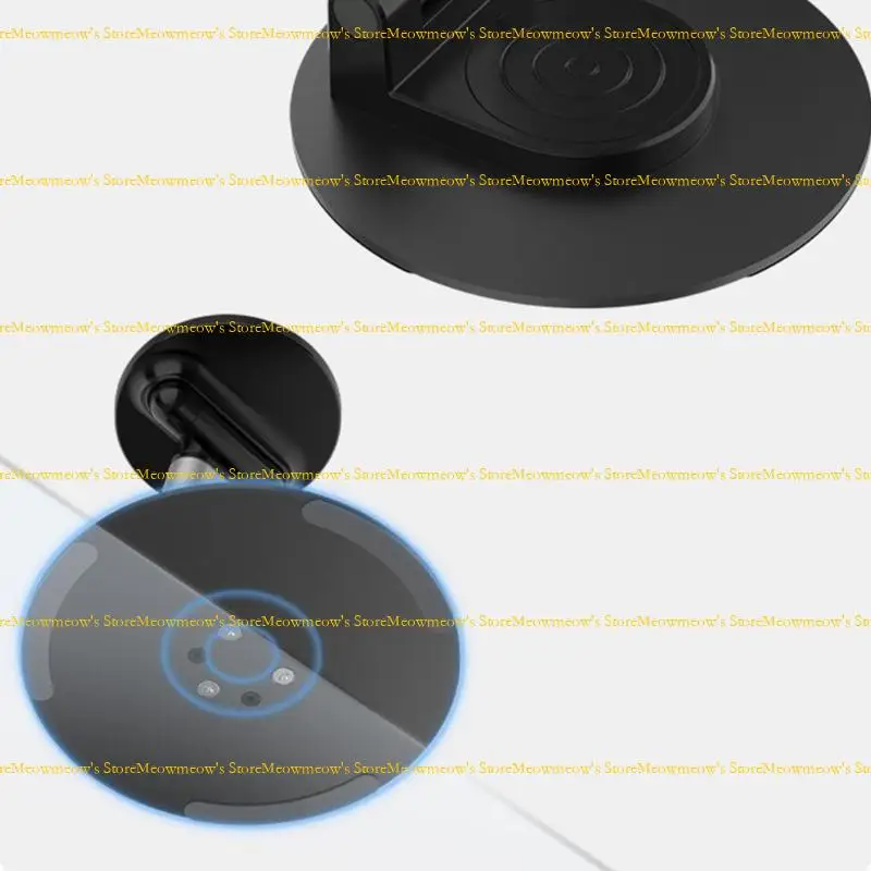 W91A Tabletop الهاتف المحمول حامل سطح المكتب المحمول حامل الهاتف المغناطيسي 360 درجة حامل الهاتف الدوار للهاتف 16 15 14