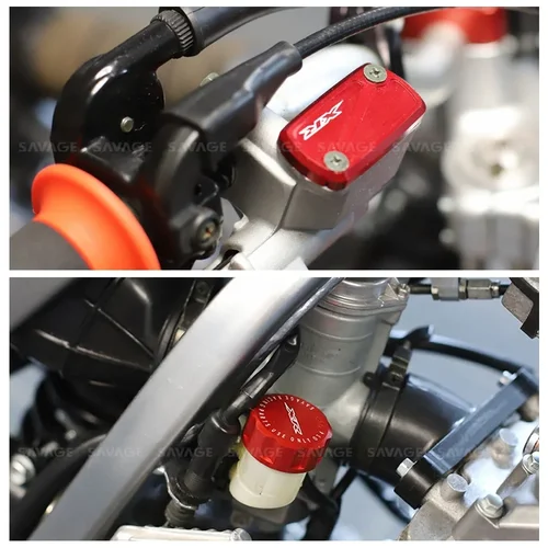 Imagen 2 del producto Cubierta de depósito de freno trasero delantero XR650 2024 para Honda XR250R XR400R XR600R XR650L, accesorios para motocicleta, tapa de cilindro de líquido de aceite