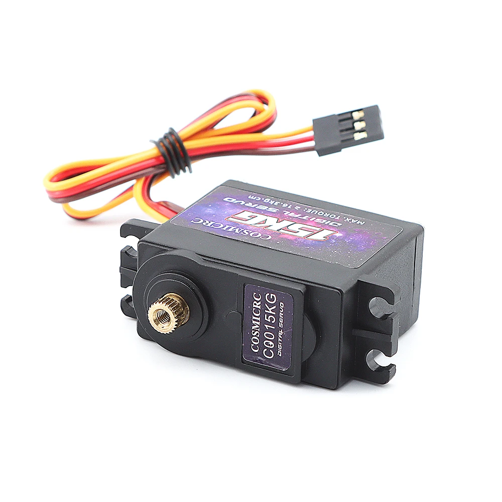 COSMICRC 서보 15KG 디지털 방수 서보 고토크 메탈 기어 모델 항공기 RC 원격 제어 자동차