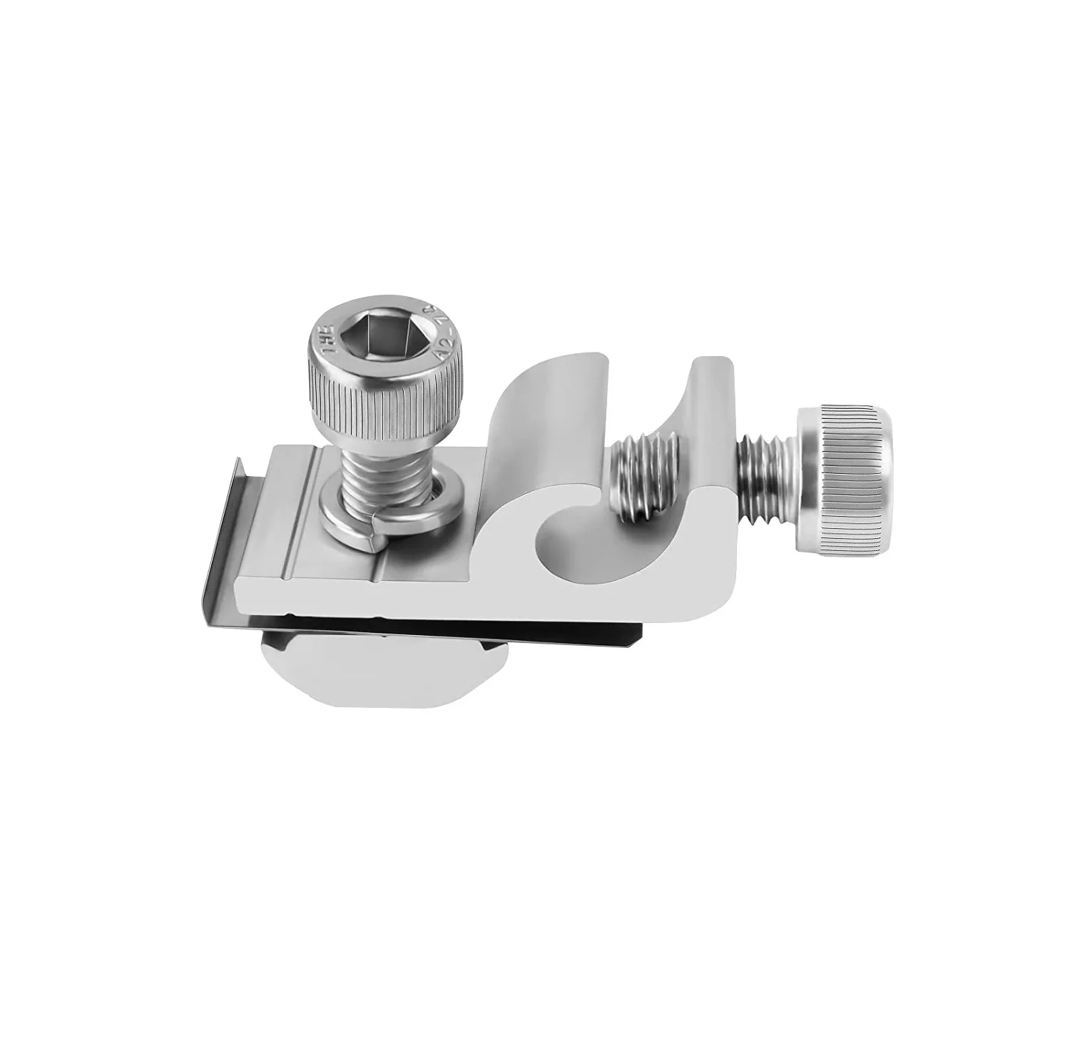 10Pcs Solar Mounting System Grounding Clip Lug Bracket Clamps Photovoltaic Support Parts