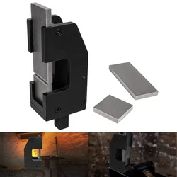 TML Blacksmith G2 Guillotine Tool Blacksmith Slash Fullering Tool with Flat Dies for Round or Square Shoulders Leaves Cat Tails