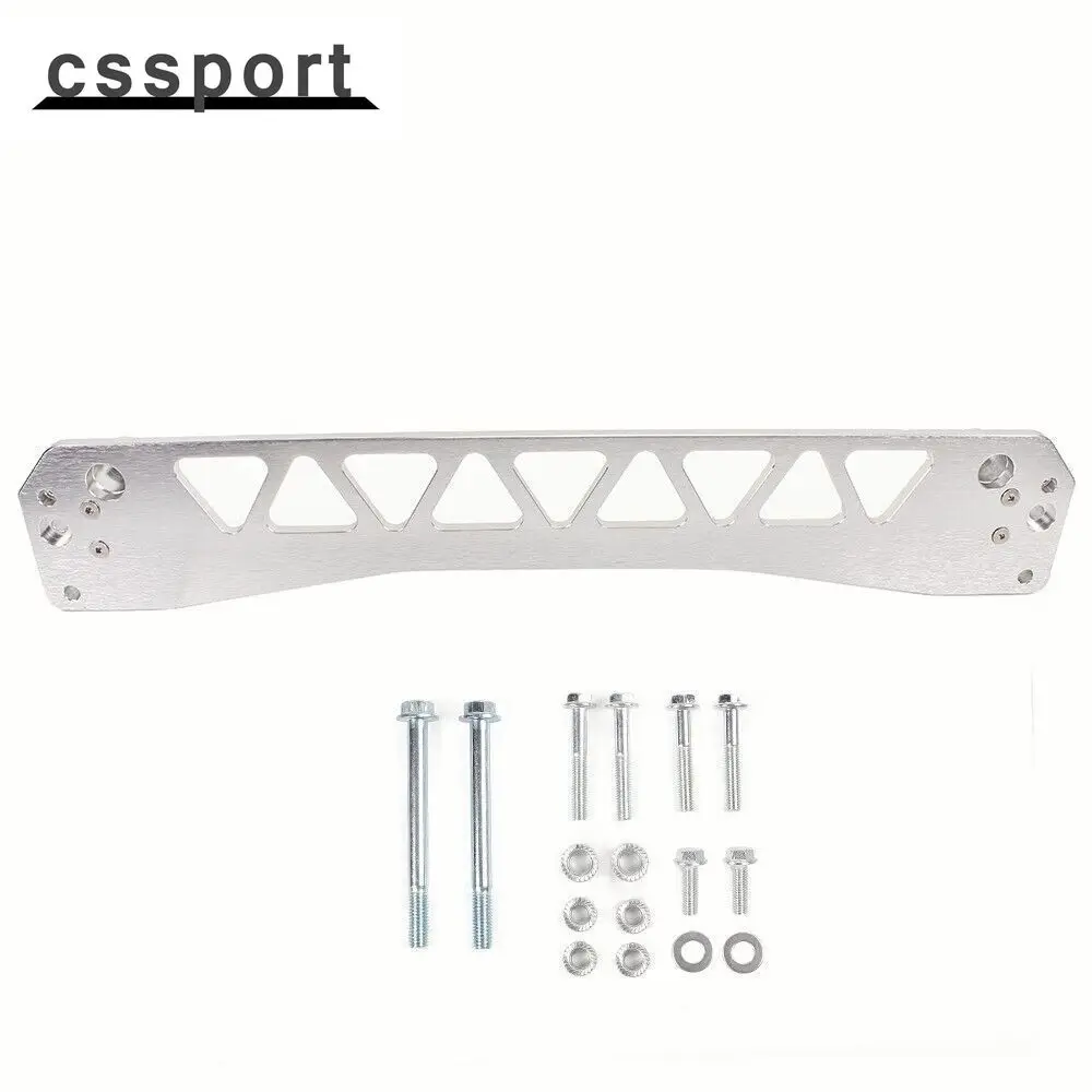 

Billet Rear Lower Subframe Brace Tie Bar for 96-00 Honda Civic EK Si DX Silver