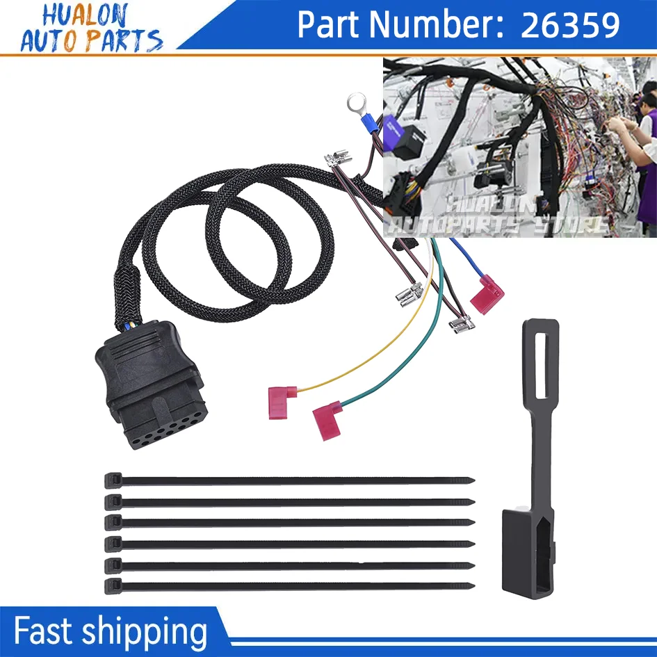 

26359 3-контактный жгут проводов управления боковым снегоочистителем для Western Fisher, контроллер снегоочистителя, производитель электрических кабелей