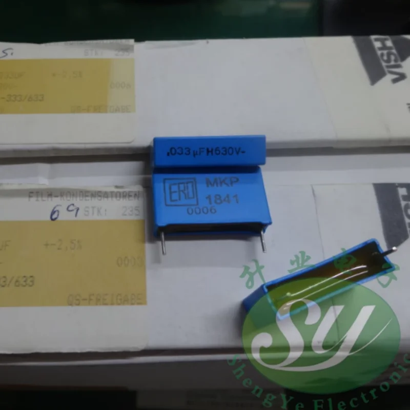 10pcs-100pcs ERO MKP1841 0.033uf/630V 33nf 333 brand new high-precision 2.5% film capacitor 22MM