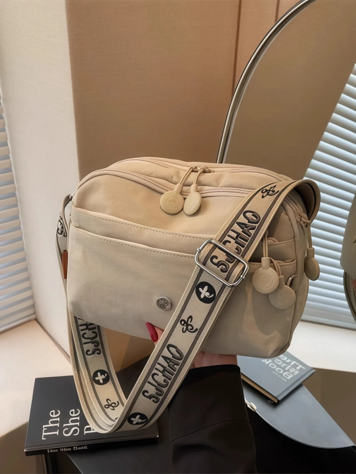 

FMKgoyar Casual Large Capaci Women's Crossbody oulder Bag Faionable Commuter Bag Lightweight 2026 New Sle Simple Sle