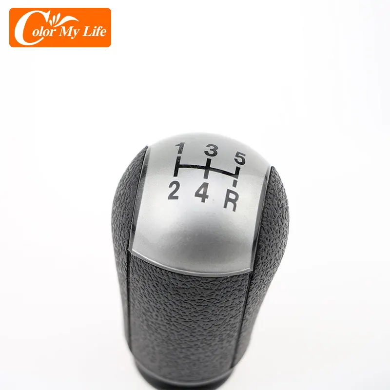 MT 5 Speed Car Gear Head Shift Knob for Ford Focus Mondeo MK3 S-MAX C-MAX Mustang Galaxy Fiesta MK6 Transit Auto Accessories