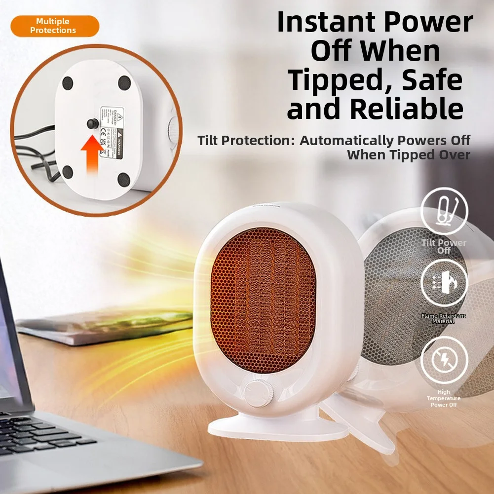 مستويات طاقة قابلة للتعديل، وظيفة إمالة 360 أيام باردة، بيئة مريحة، 600 وات، وإعدادات 1200 وات، عناصر تسخين PTC