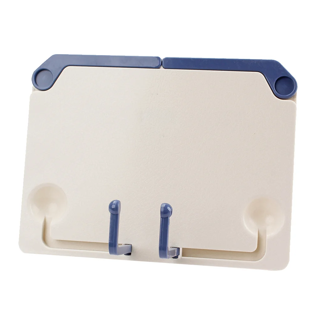 Студенческая складная музыкальная подставка, белая портативная пластиковая рамка для чтения, настольный держатель для планшета и книг, регулируемый зажим, музыкальный держатель