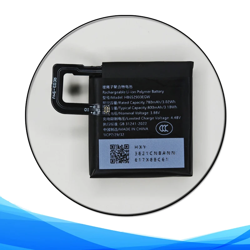 780mAh 3.88V HB652933EGW Battery For Huawei Watch 4 Pro Smart Device