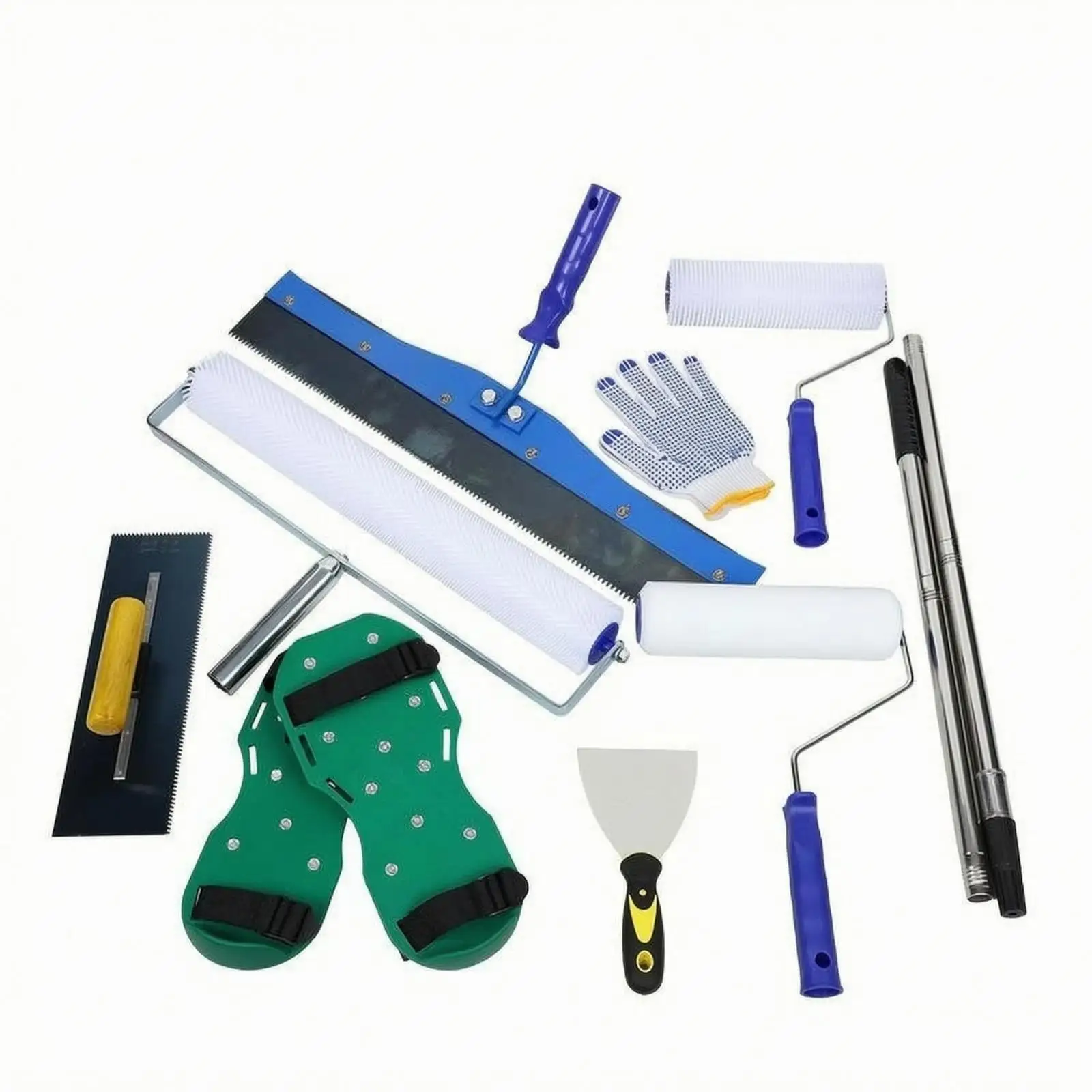 Floor Coating Application Kit Protective Gloves Roller Applicator Kit