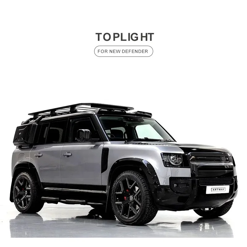 

Auto Front Roof Spoiler Lamp LED Car Dome Light for 2020+ Land Rover New Defender 110/90 Gloss Black Car Exterior Accessories