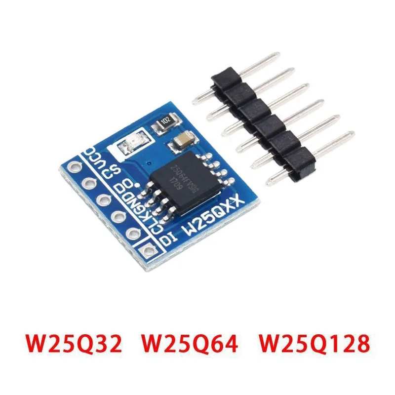 1 ~ 100 Stuks W25q16 W25q32 W25q64 W25q80 W25q128 Grote Capaciteit Flash-Opslagmodule Spi-Interface Bv Fv