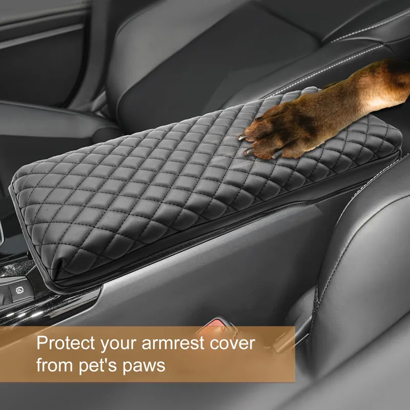 Car Center Console Box Pad Protector Armrest Pad Cover Auto Decoration Styling Arm Rest For Toyota Camry 2025-2026 LE/SE/XLE/XSE