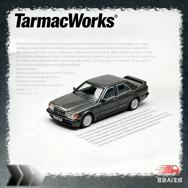 

Tarmac Works 1:64 190E Simulation Static Alloy Car Model, Boys' Holiday Gift Toy, Adult Collection Decoration Piece.