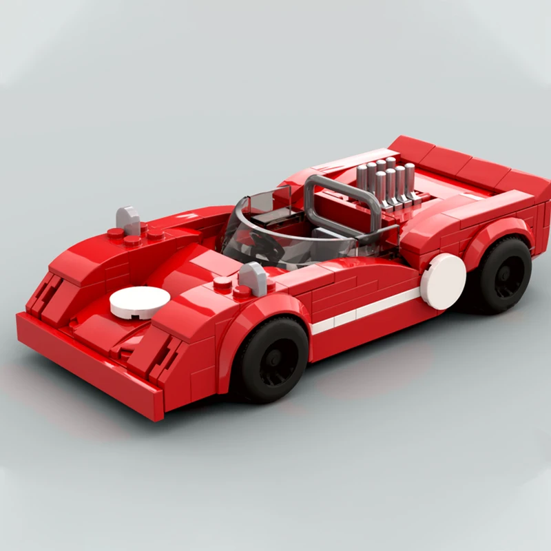 

212 шт. MOC McLarenss M6A City Champion суперкар строительные блоки Рождественский подарок креативная ручная работа DIY идеально подходит для энтузиастов