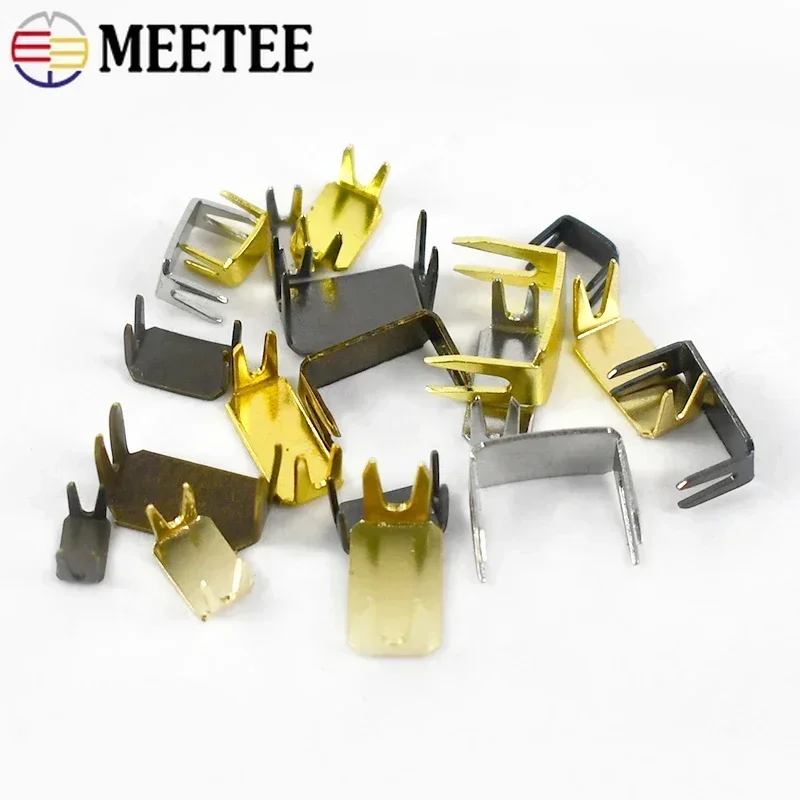 50/100Pcs 3#5#8#10# Non-slip Metal Zipper Stopper for Nylon