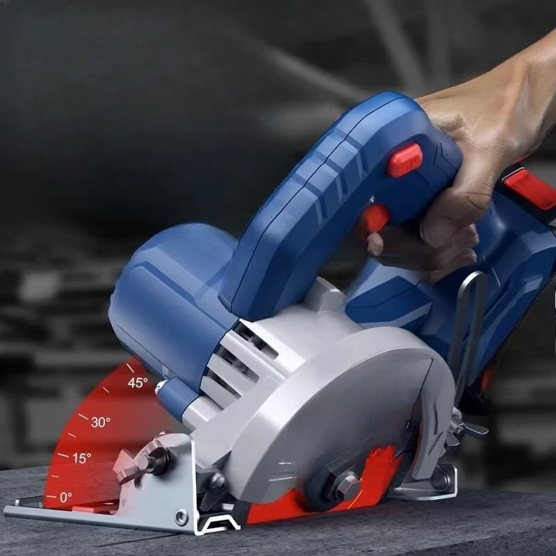 Stone Cutting Machine 125 Brushless Lithium Battery Marble Machine Wood Tile Multifunctional Portable Slotting Saw