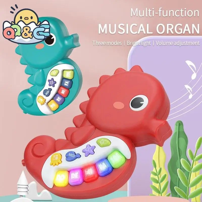 

Multi-Functional Cartoon Electronic Organ Music Instruments Game Early Educational Toy Fun Sound Children Toys for Kids Baby