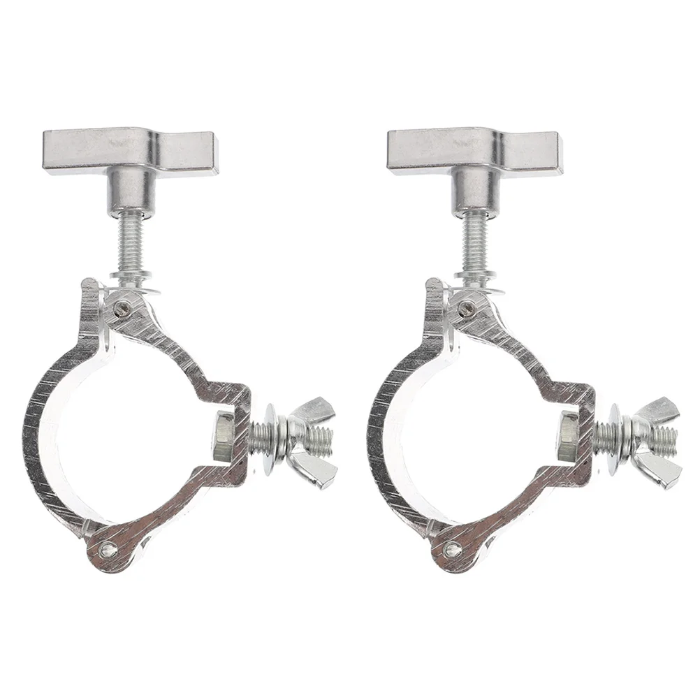 2 Buah Pengait Lampu Tugas Berat untuk Pencahayaan Panggung, Kait Penjepit untuk Klip Paduan Aluminium, Lampu Truss yang Dapat Disesuaikan