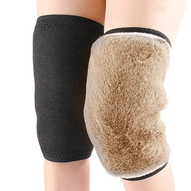 Warm knee pads Winter Adjustable Soft Breathable Leg Sleeves Knee Warmers Warm Thermal Winter Warmer Supplies for Running Skiing