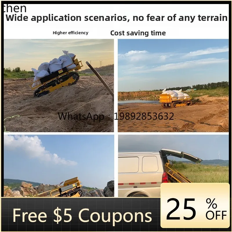 

crawler transporter all-terrain small engineering handling hill climbing king