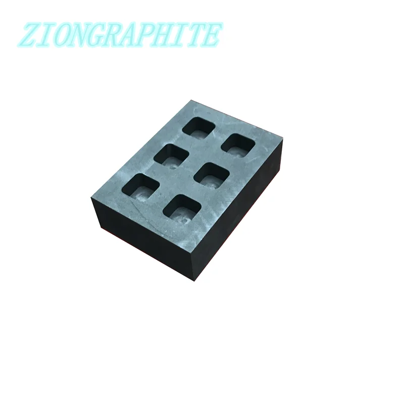 1 hole 2 holes 3 holes 5 holes 6 holes graphite Ingot Mold Porous graphite  Melting Crucible Mould for Metal Casting