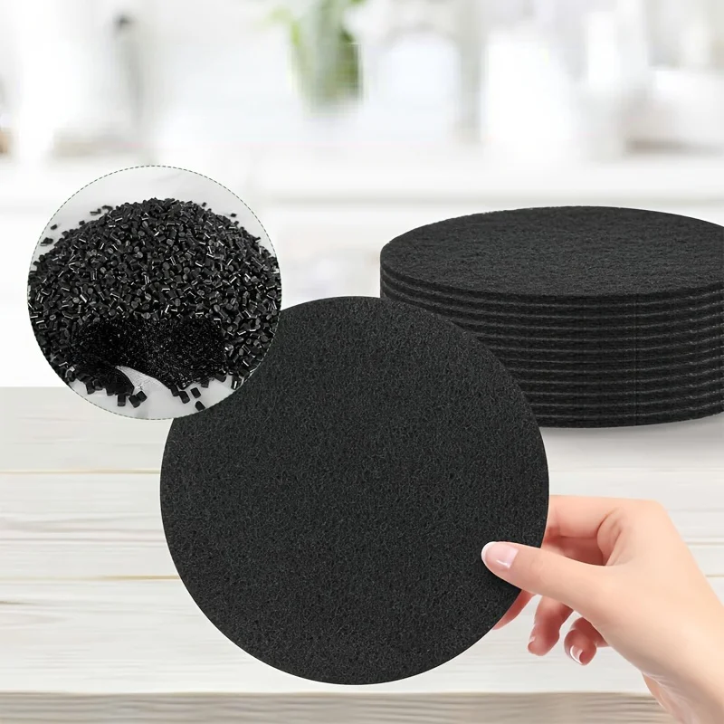 1pc Charcoal Air Purifier Filters for Kitchen Compost Bin,Used for adsorbing odors in trash cansNo Electricity Required.